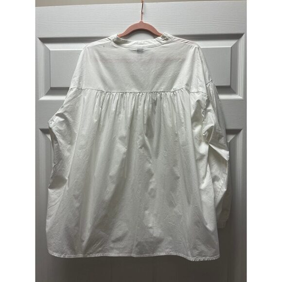 Dazy White Blouse Sz L - Picture 3 of 3